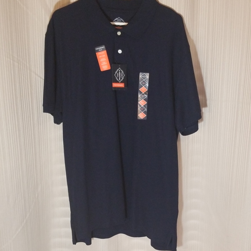Mens performance polo